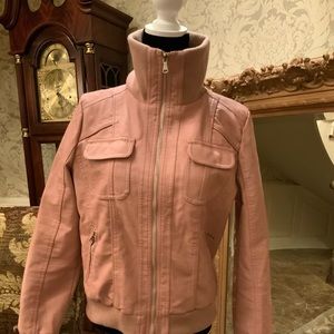 YMI Faux Leather Jacket with STYLE